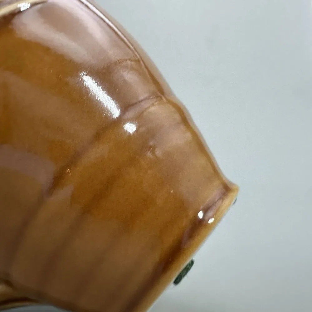 VTG Revol France Pastis Water Pitcher 834P Brown Porcelain French Bistro Jug